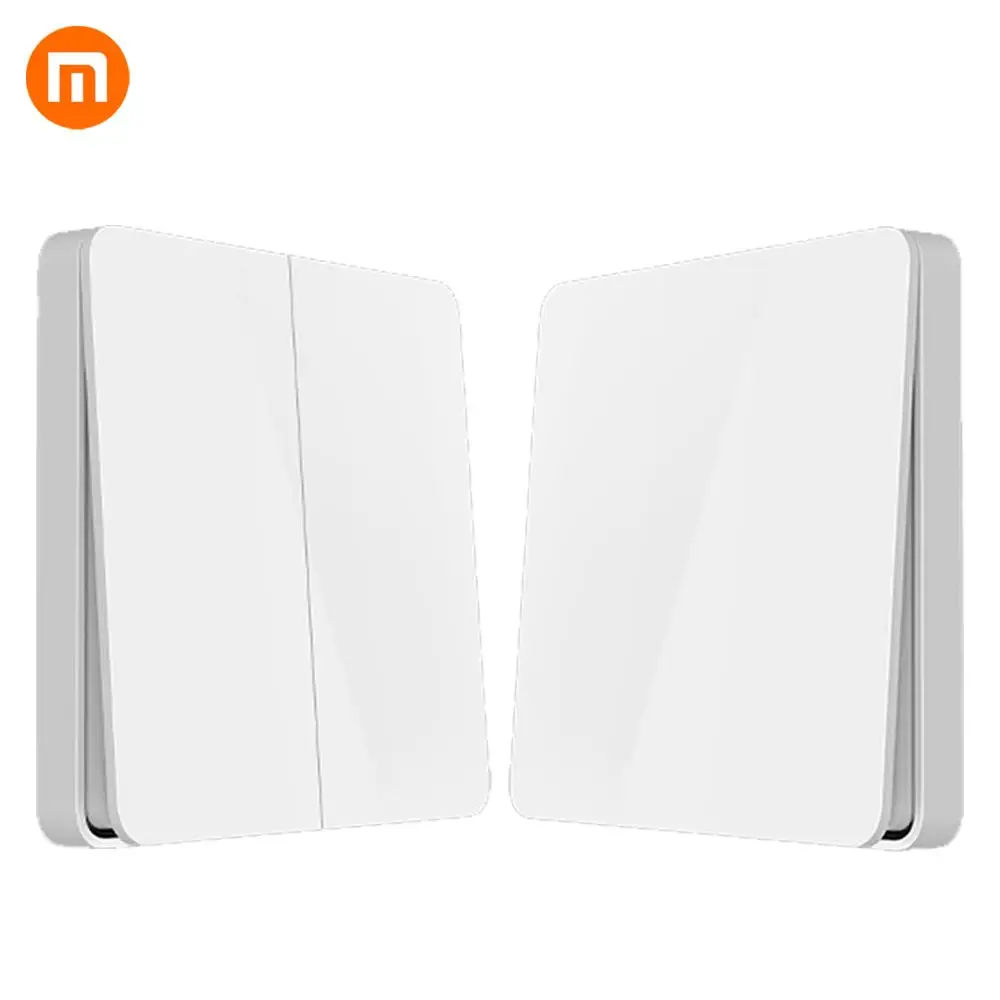 Настенный выключатель Xiaomi Mijia одинарный/двойной открытый переключатель с