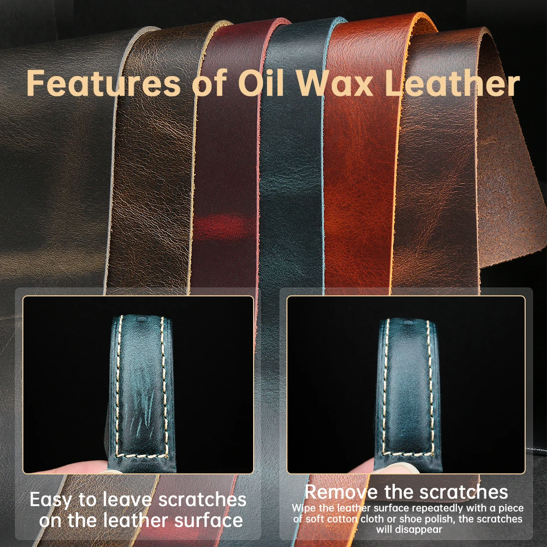 Vintage Genuine Leather Watchbands Italian Belt For Samsung Galaxy Watch 46mm Watch Strap Women Men Cowhide Watch Accessories