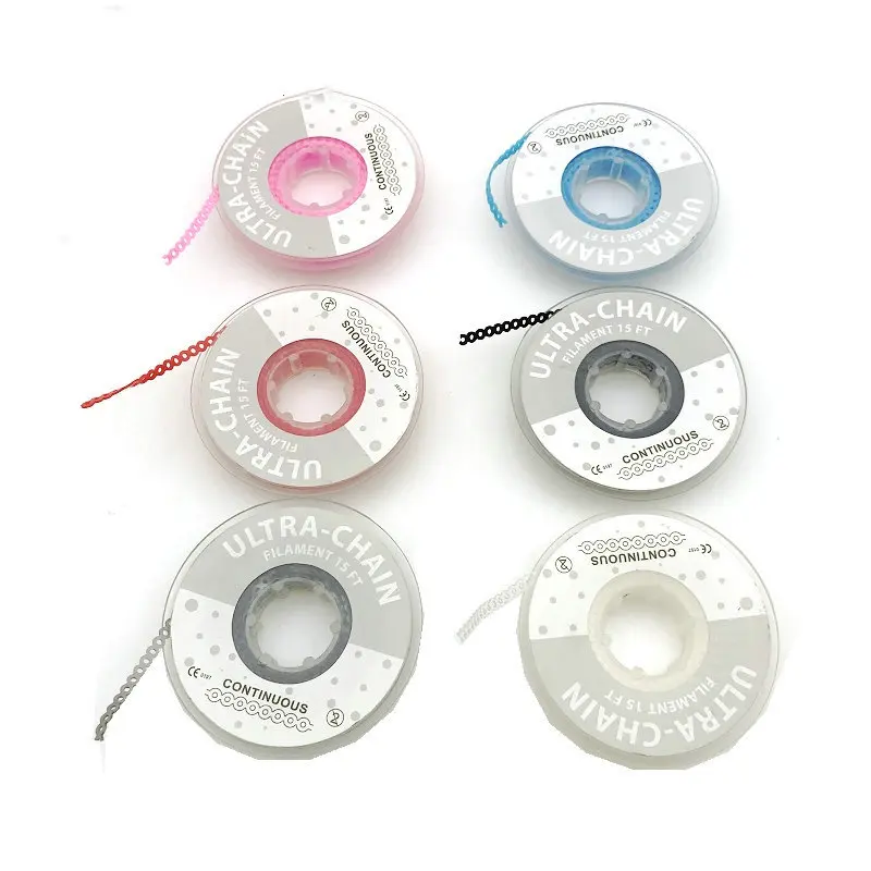 10 шт. Ортодонтическая эластичная зубная цепочка