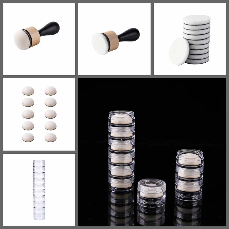 Круглые штабелируемые банки мини чернила для Смешивания Краски инструменты