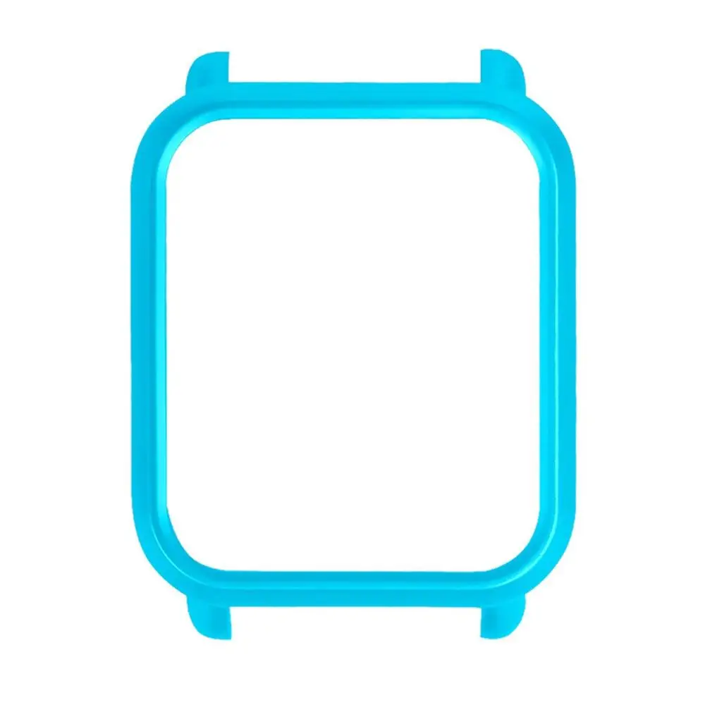 BU Защитный Мягкий чехол с рамкой для Xiaomi Huami Amazfit Bip Молодежные часы чехол с защитой экрана relogios - Цвет: BU