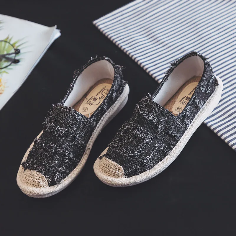 

Lady Flats Ballerina Shoes Slip On Casual Women Canvas Shoes Loafers Breathable Female Espadrilles Driving Footwear Zapatos Muje