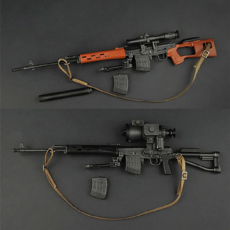 YTOYS ZY2012 1/6 снайперское оружие для солдат SVD/SVDS модель оружия аксессуары подходит 12