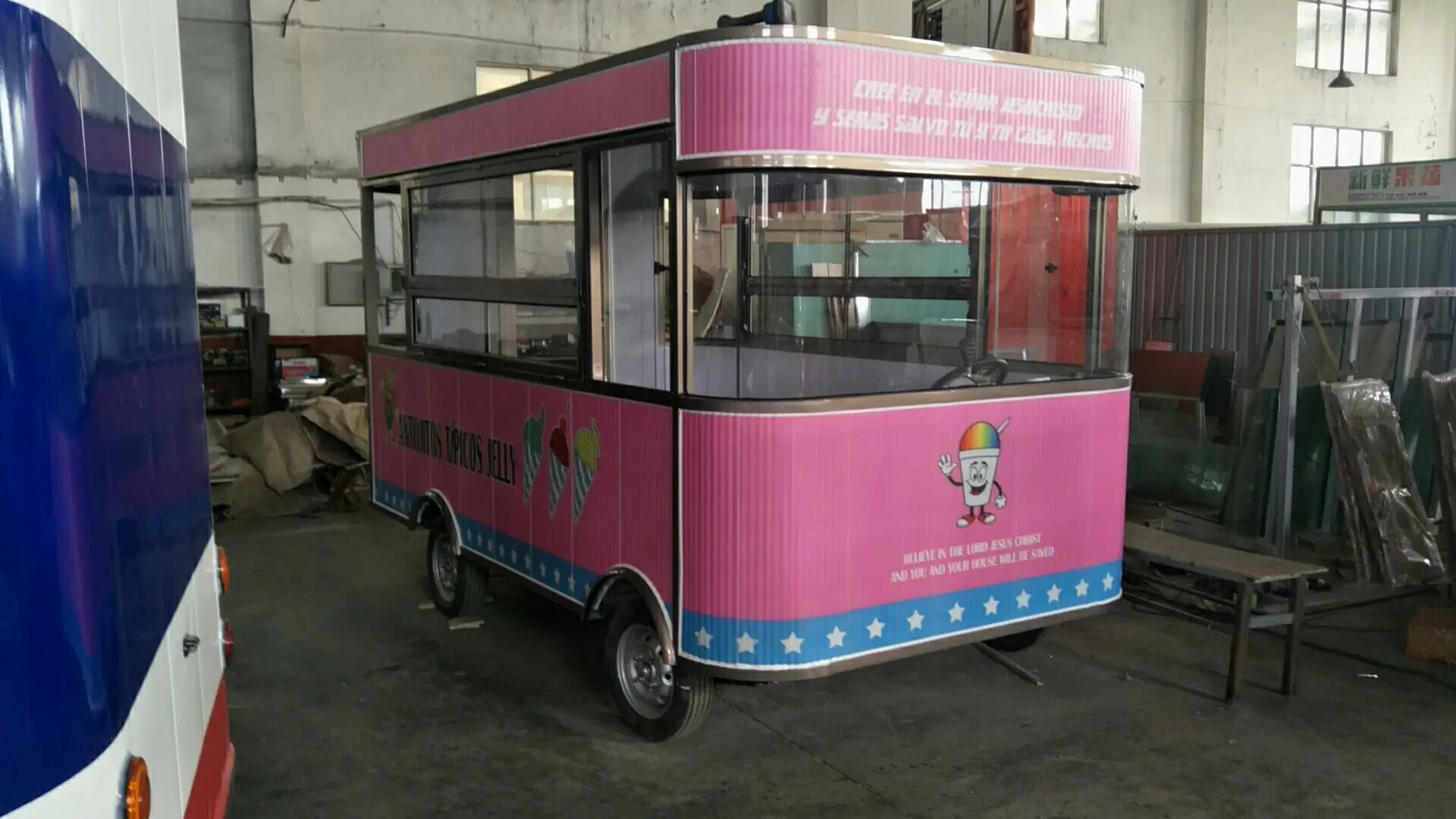 В наличии мобильный Еда грузовика прицеп для хот-догов мороженое пузырь Чай Кофе