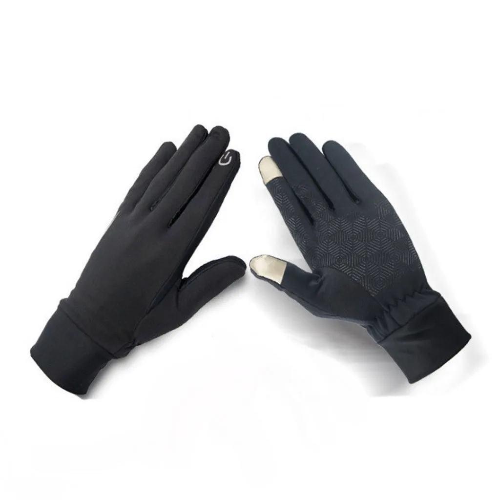 

New Knitted Gloves Winter Autumn Thicken Mitten Outdoors Non-slip Warmer Hiking Camping Touch Screen Gloves High Quality Guantes
