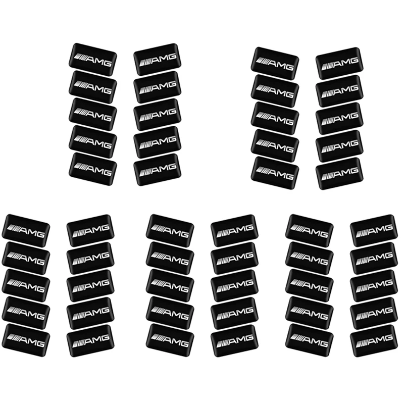 50 шт. автомобильный стикер на руль Автомобильный интерьер эпоксидная наклейка