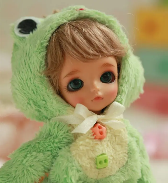 Gaoshun BJD 1/12 T.Sophie Frog белая кукла смоляная форма для тела Модный милый подарок на день