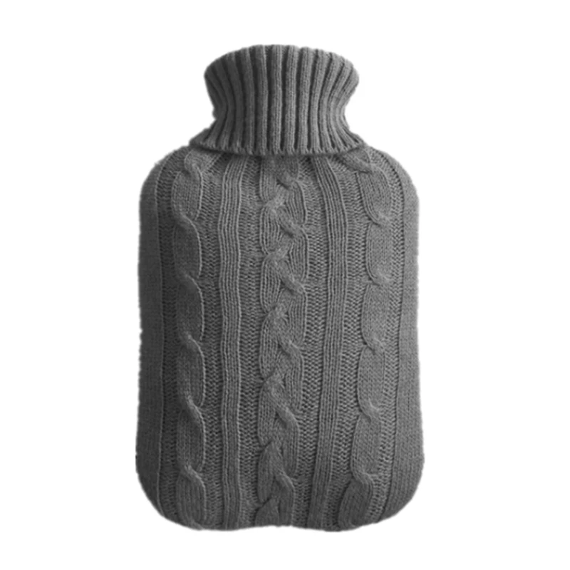 Promotion! Knitting Hot Water Bottle Cover Suitable for 2000 Ml Anti-Scald Lasting War |