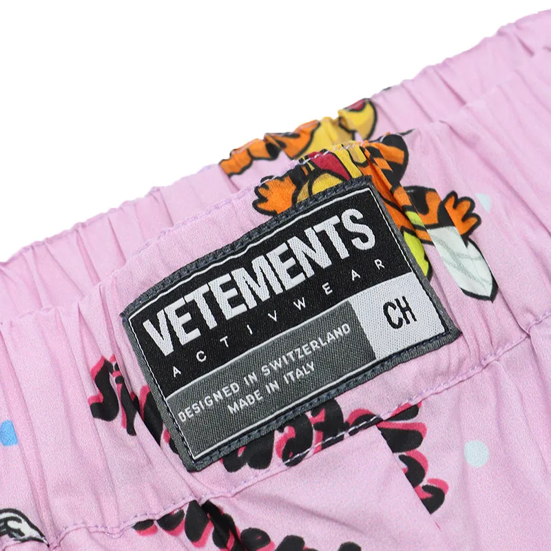 Мужские и женские спортивные штаны 2020ss розовые на шнурке высокого качества для