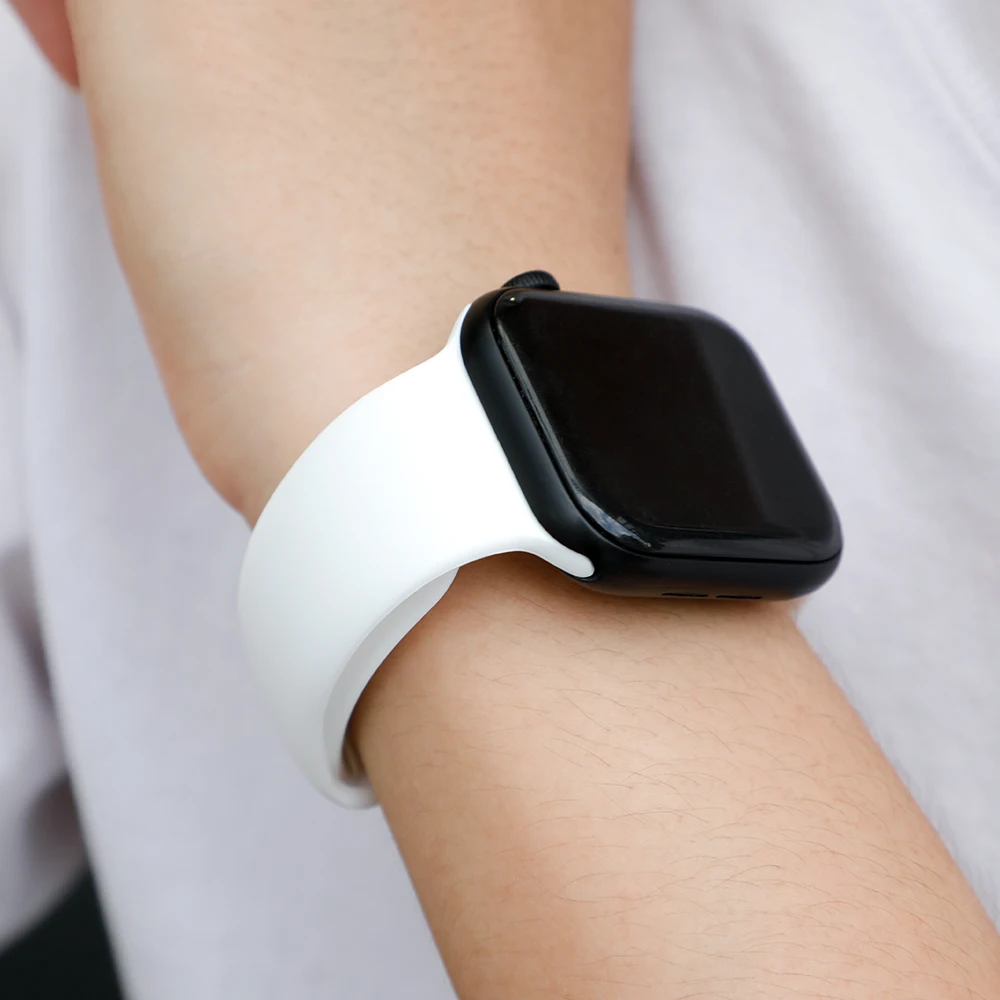 Ремешок для apple watch, ремешок для apple watch 5, 4, 3, iwatch, ремешок 42 мм, 44 мм, 38 мм, 40 мм, браслет Correa, силиконовый ремешок для часов, ремень, аксессуары