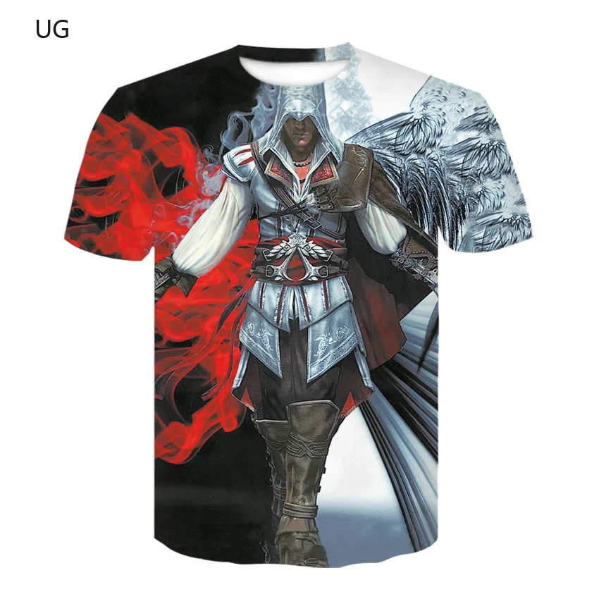 

UG Anime Sports And Leisure Summer New Style Comfortable Fashion Cool 3D Printing Men's T-shirt Casual Style Street Top