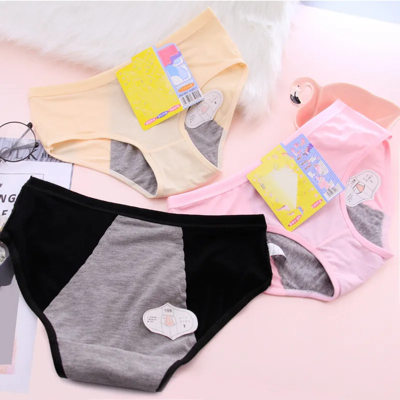 Трусы женские для менструального периода бесшовные хлопок цвет в ассортименте