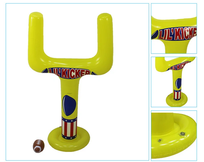 

138CM Unisex Football Inflatable Outdoor Garden Boys Swimming Pool Accessories Air Mattress Water Game Play toys for kid Ball
