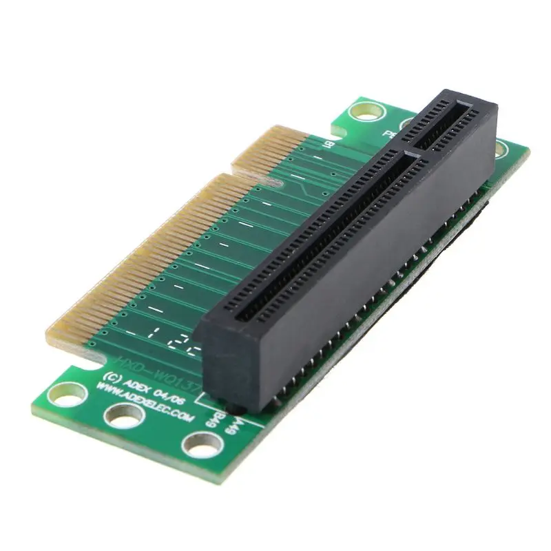 Переходная карта PCI Express 1X/4X/8X переходная 90 градусов для 1U/2U компьютерный набор |