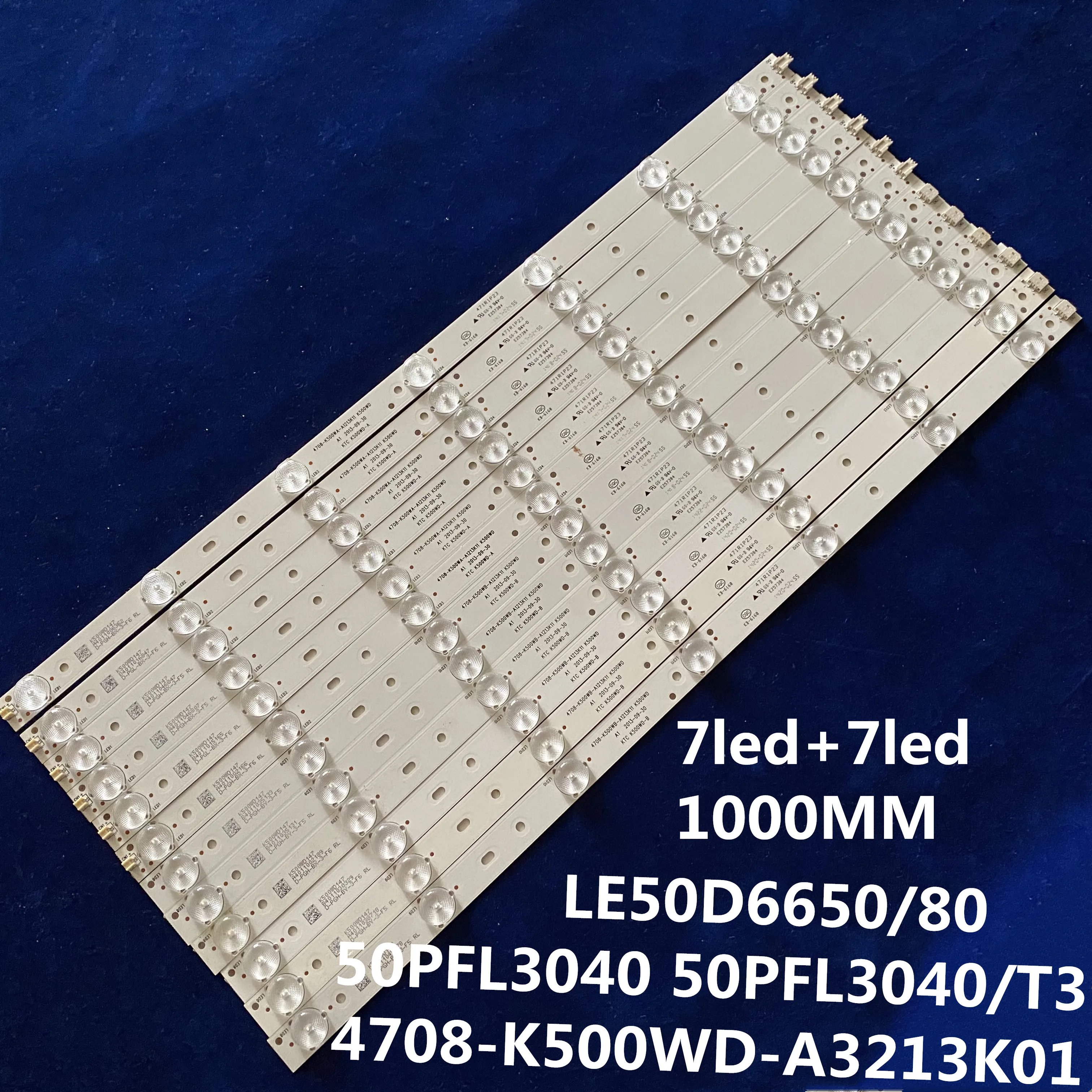 Светодиодная лента для подсветки AOC LE50D6650/80 50PFL3040 50PFL3040/T3 4708 K500WD A3213K01|Светодиодные