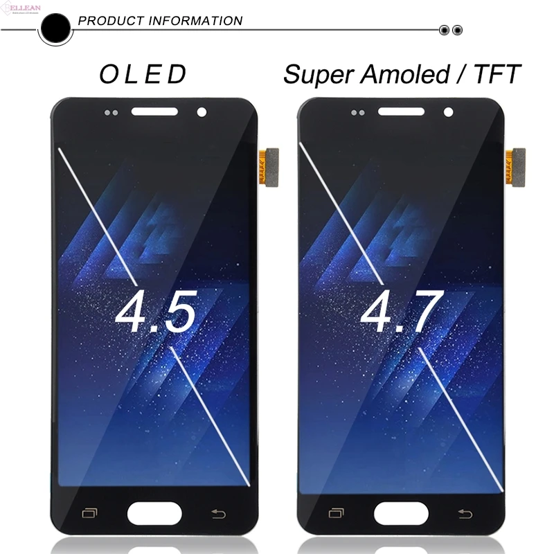 HH Amoled A310 дисплей для samsung Galaxy A3 Lcd кодирующий преобразователь сенсорного экрана в сборе A310F дисплей с рамкой