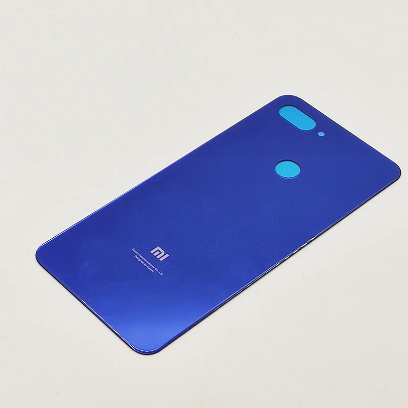 Xiaomi mi 8 Lite Задняя крышка батареи закаленное стекло Задняя Дверь Корпус Крышка Замена для Xioa mi 8 mi 8 Lite чехол для телефона