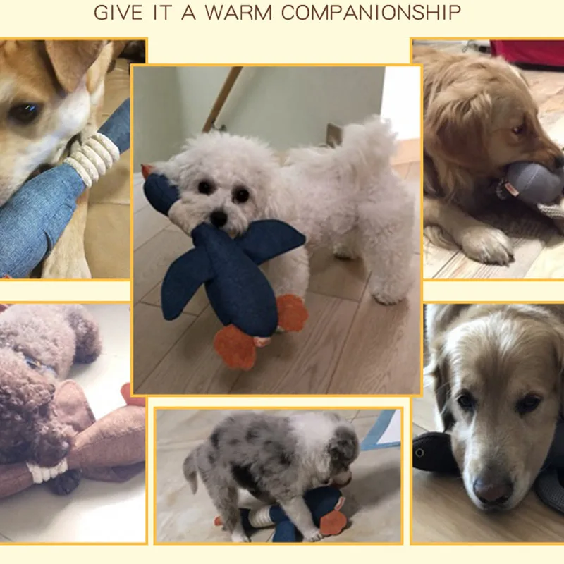 Пищащая игрушка для собак прочная жевательная маленьких и средних NDS66|Игрушки| |