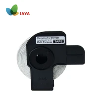1 roll label tape dk 11204 label 17mm x 54mm 400pagesroall continuous compatible for brother ql 710w800810w820nwb10501060n
