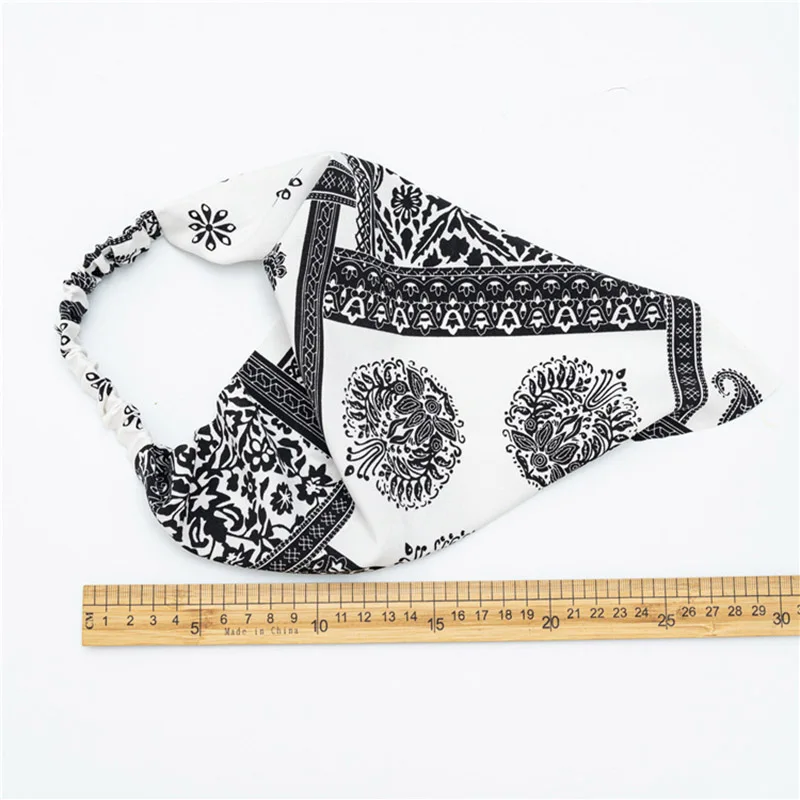 

Bohemia Print Headband Women Triangle Elastic Hair Bands Fashion Hair Scarf Turban Headwrap Bandanas Headwear Hair Accessories