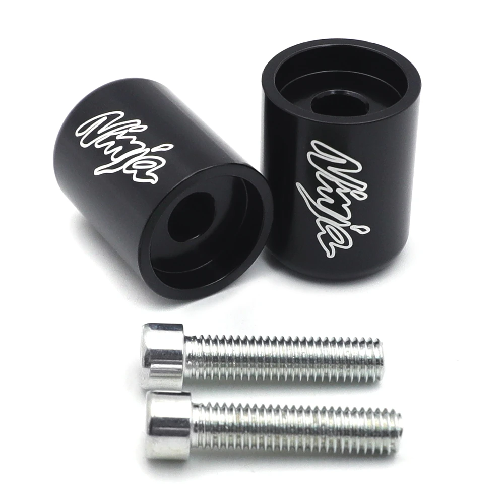 Bar Ends for Kawasaki 1995-2012 Ninja 250R ZX6R 1994-2003 ZX900 Black Aftermarket Free Shipping Motorcycle Parts |