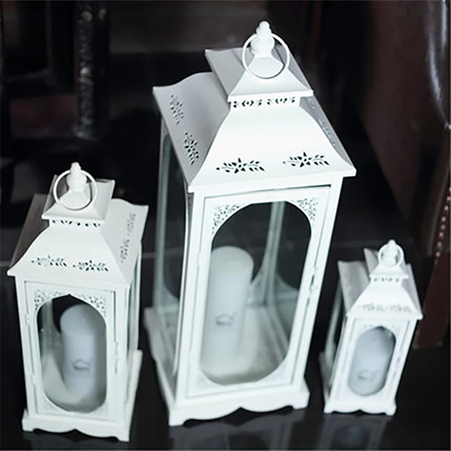 Европейские креативные подсвечники винтажные фонарики свадебные украшения