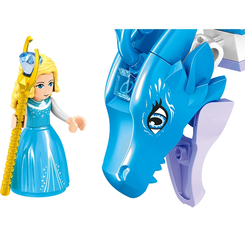 

The Elves Dragon and Pirncess Building Blocks Kit 41178 Bircks with Figures Model Toys Model Kids Girls Boys Gift