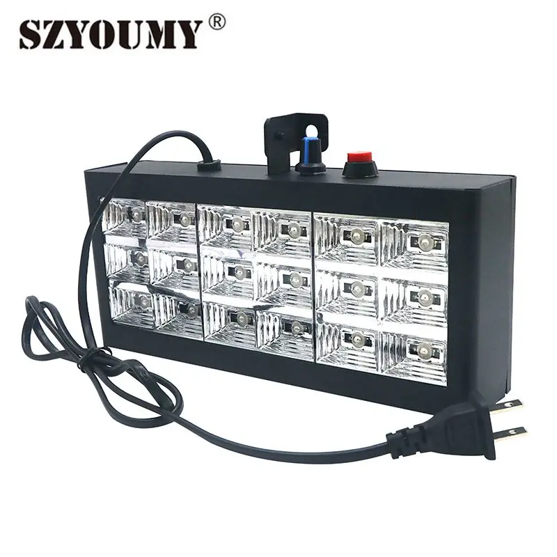 Сценический светильник SZYOUMY 18 светодиодов 20 Вт RGB с голосовым управлением для