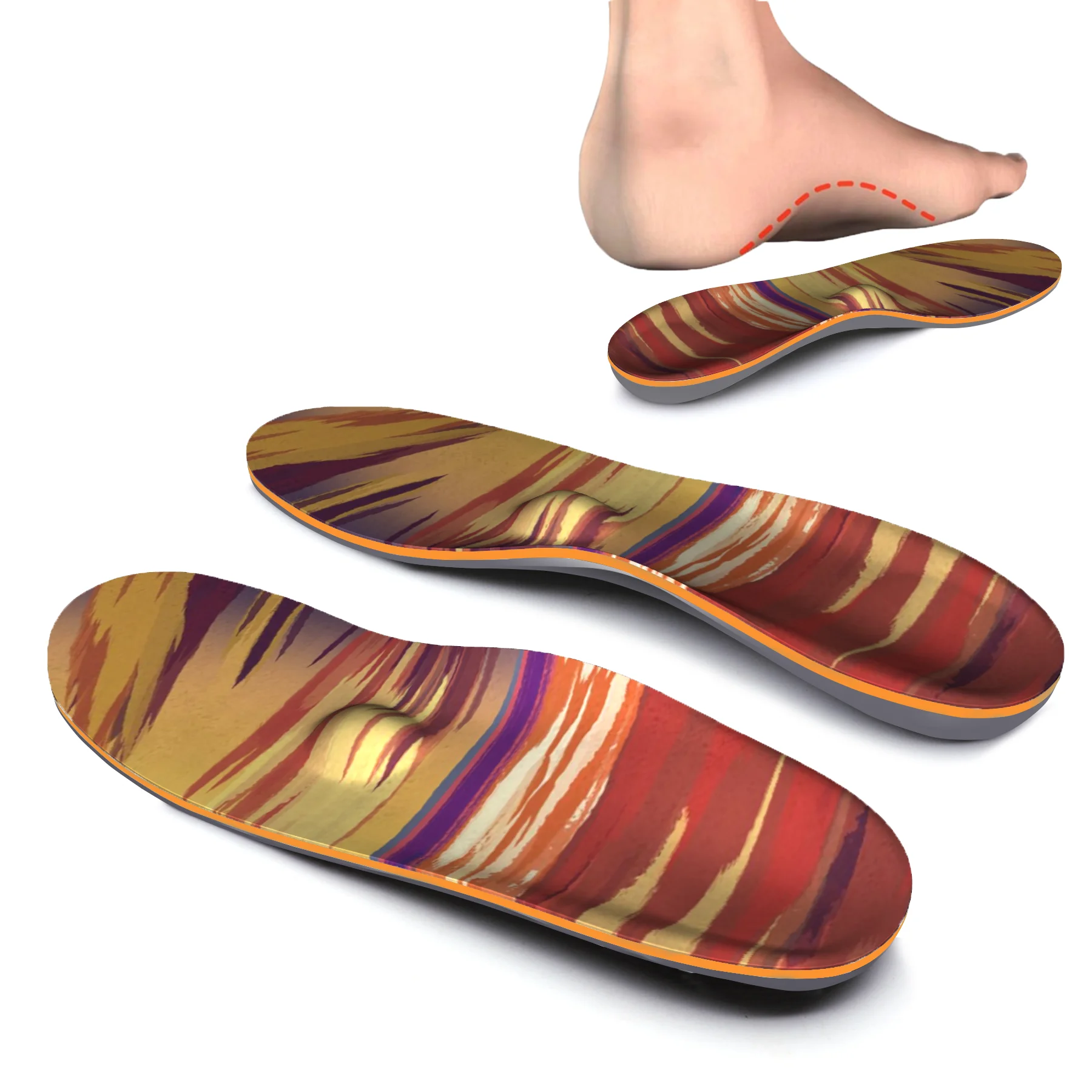 Ортопедическая стелька IFITNA полноразмерная с высокой поддержкой свода стопы