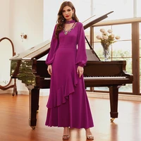 free shipping france 2022 luxury uniquely womens fashion dresses muslim clothes diamond dubai evening dress long robe turkish