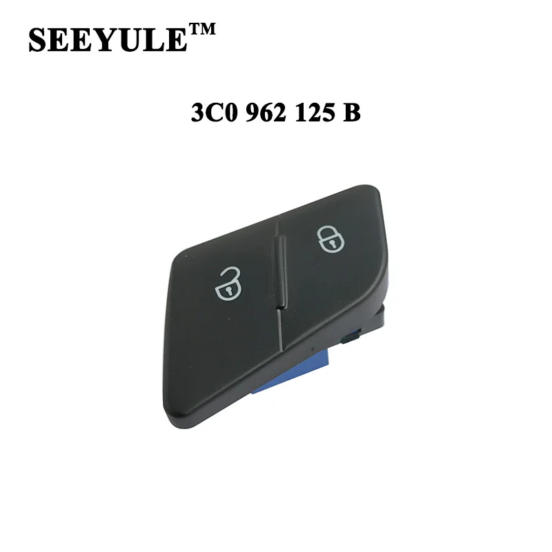 1pc SEEYULE 3C0 962 125 B Car Door Lock Unlock Switch Control Button Accessories For VW Magotan Passat B6 125B | Автомобили и