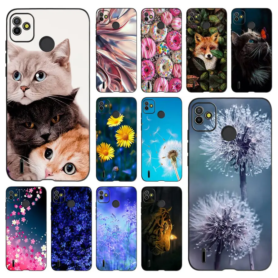 Чехол Pop 5 для Tecno POP 5 Женский чехол милый мультяшный силиконовый мягкий защитный чехол для Tecno Pop5 BD2 BD2p BD3 бампер