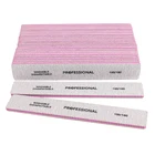 5 шт. Профессиональный пилка для ногтей 100180 моющиеся буферы 8080 Эмери доска прямые шлифовальные пилки УФ гель маникюр с полировкой инструменты