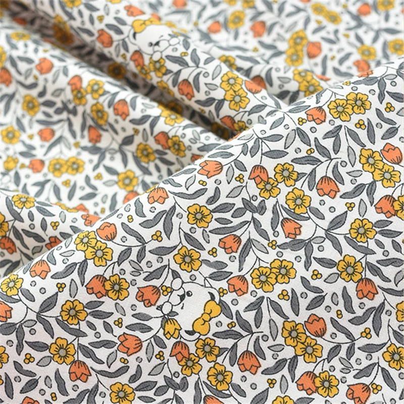 130x50 см маленькая ткань из чистого хлопка для изготовления цветочных платьев и