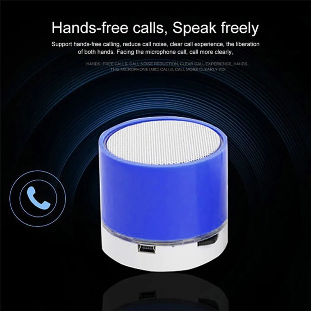 S10 Мини Bluetooth Динамик стерео звук Поддержка u диск tf карта мобильный телефон плеер