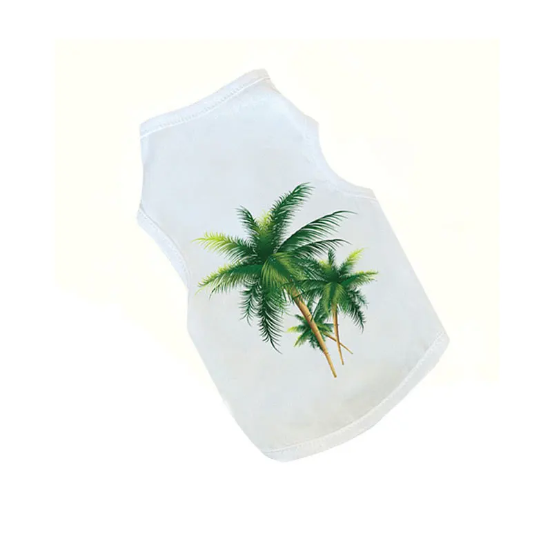 Кокосовое дерево одежда для собак летняя домашних животных куртка жилет костюм