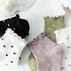 Frilly, японские милые носки с оборками, кавайные женские носки в стиле Харадзюку, женские носки, женские носки, белые женские носки