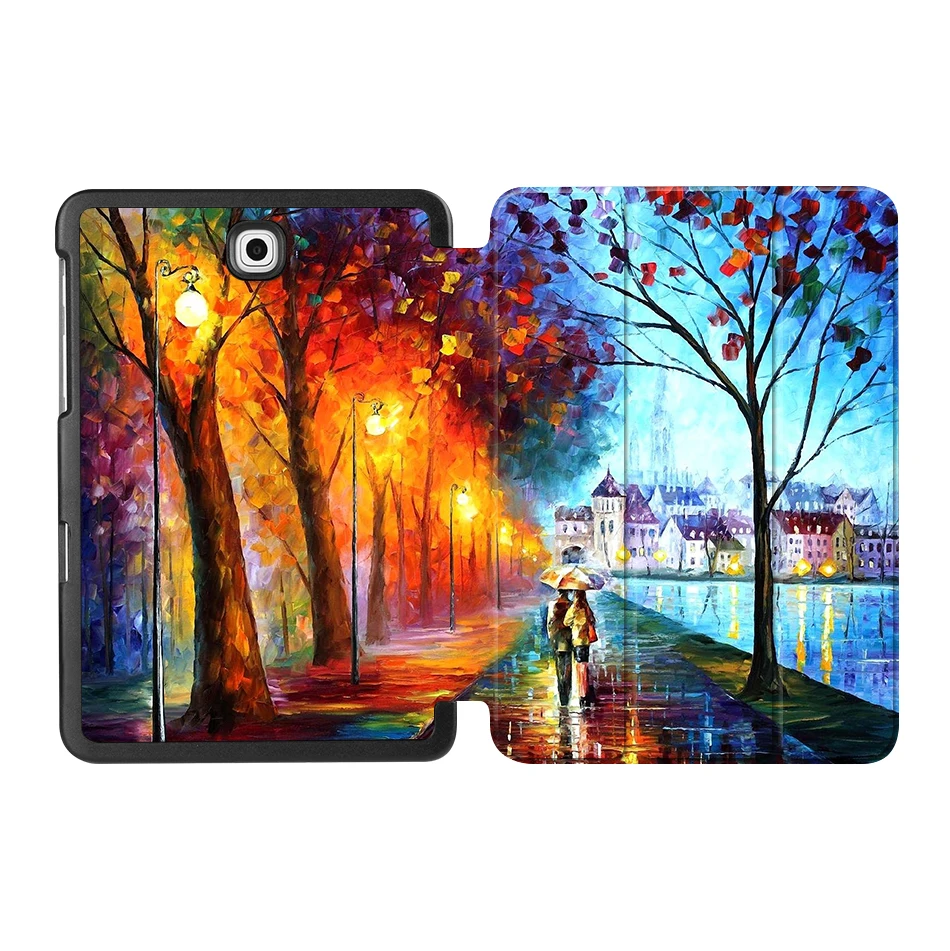 SS04 MTT чехол с масляным рисунком для samsung Galaxy Tab S2 8,0 ''SM-T710 T715 из искусственной кожи откидной смарт-чехол защитный чехол T713 T719 - Цвет: SS04