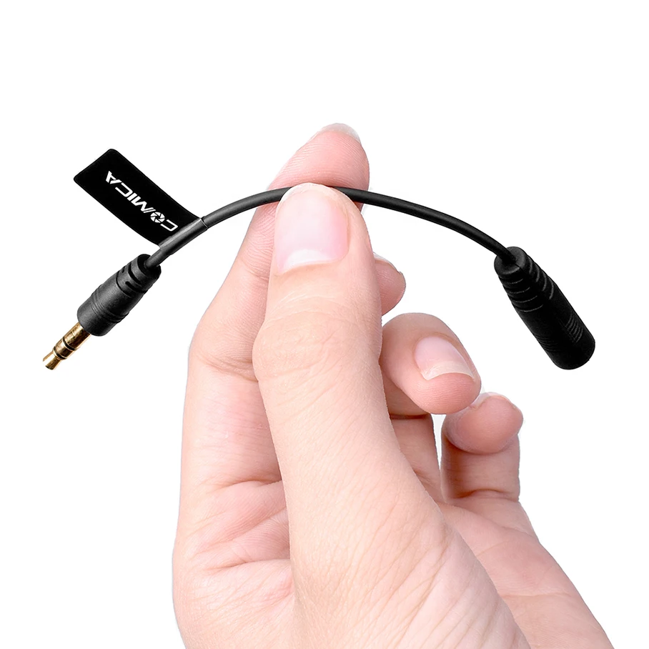 Женский переходник для кабеля 3 5 мм COMICA адаптер микрофона Canon Sony Nikon|Аксессуары