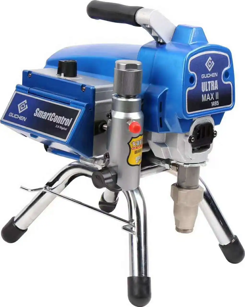 

Electric high pressure airless spraying machine 2.6KW copper wire motor Ceramic pump body Paint latex paint spraying machine