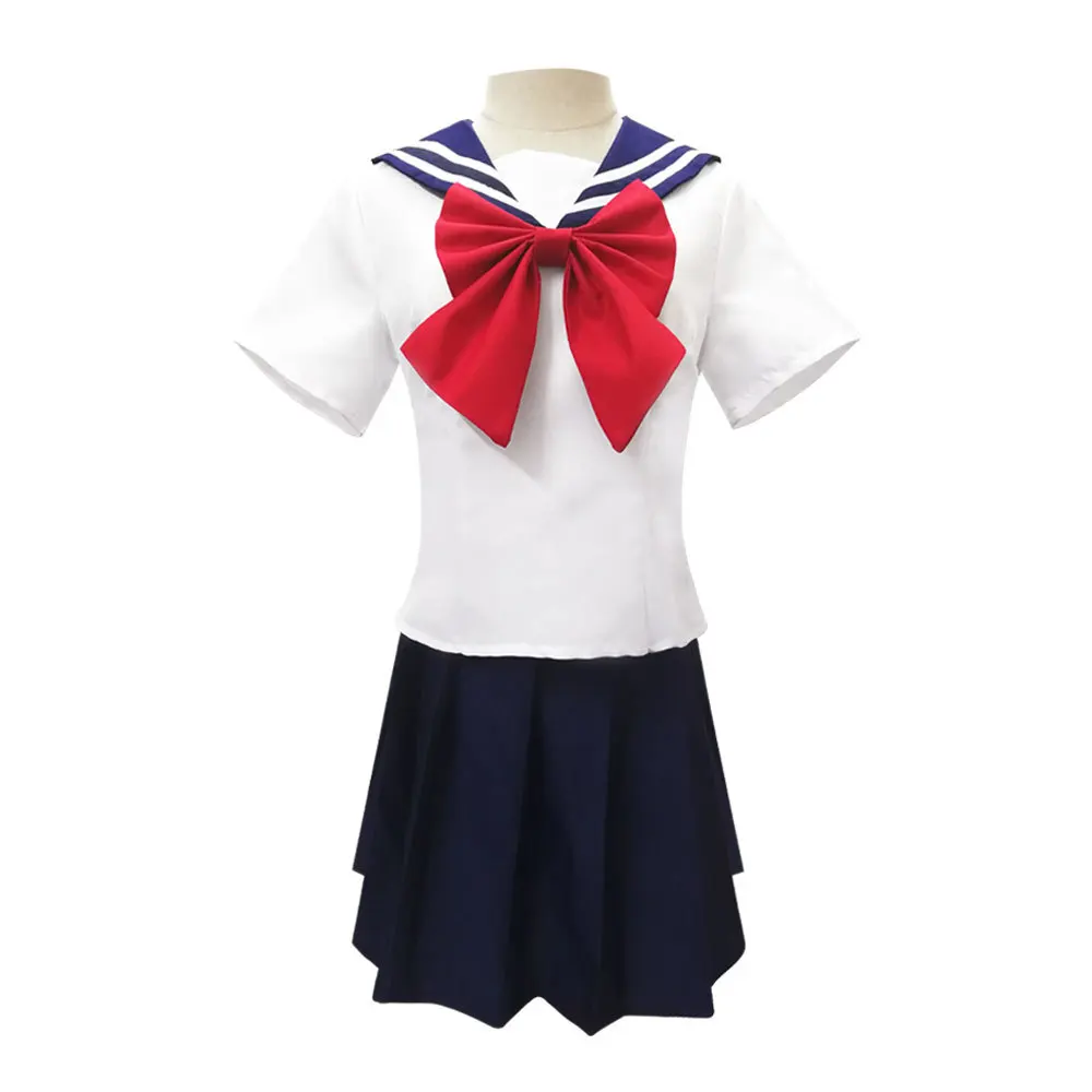 Костюм для косплея Toaru Kagaku T Косплей Uiharu Kazari Матросская униформа женщин и девочек
