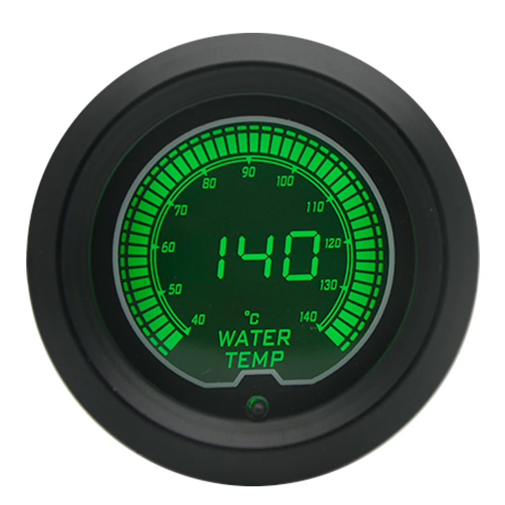 52 мм Датчик температуры воды цифровой ЖК дисплей 7 цветов с датчиком|display 7|display