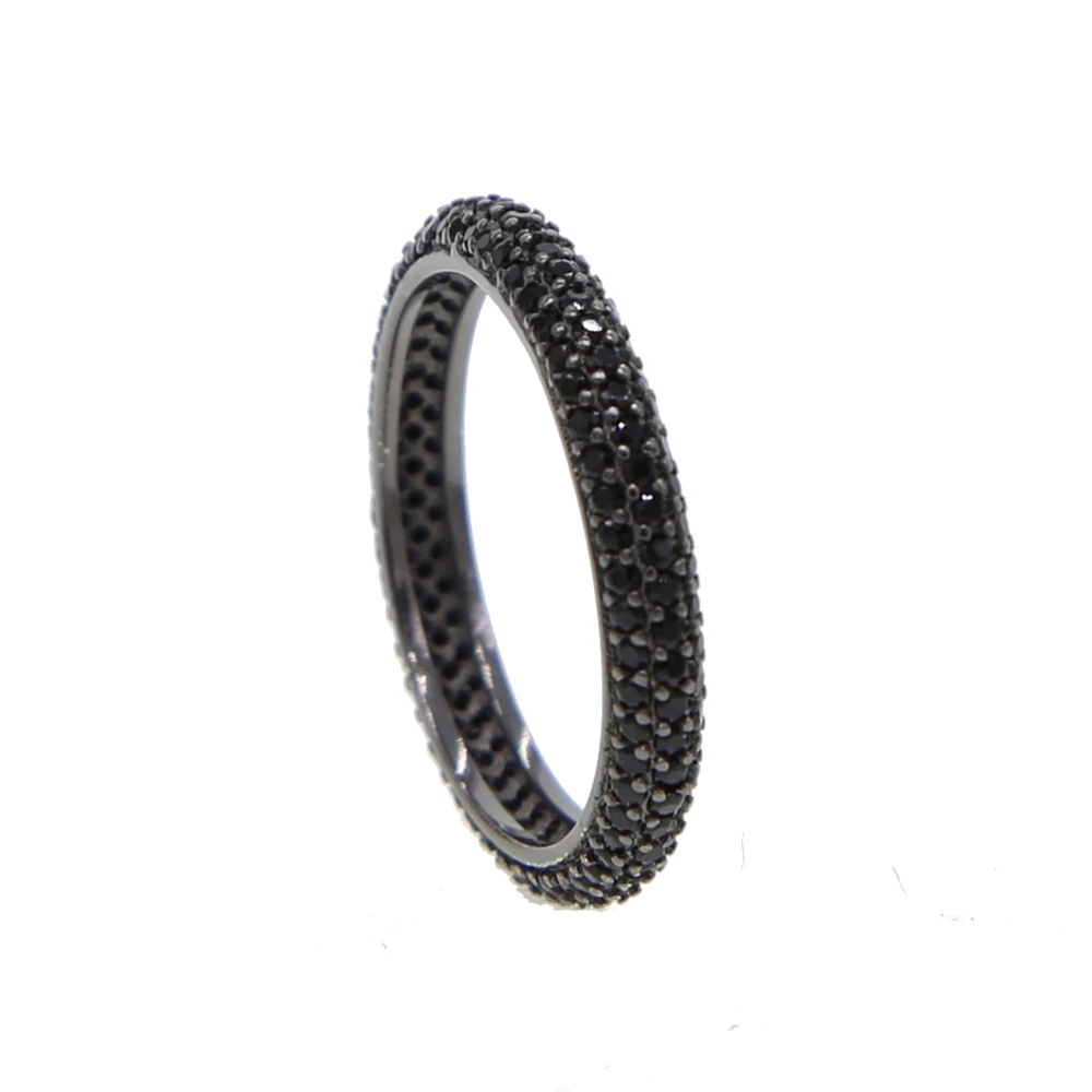 Яркий Камень популярный стиль розовый черный белый камень фианит обручальное