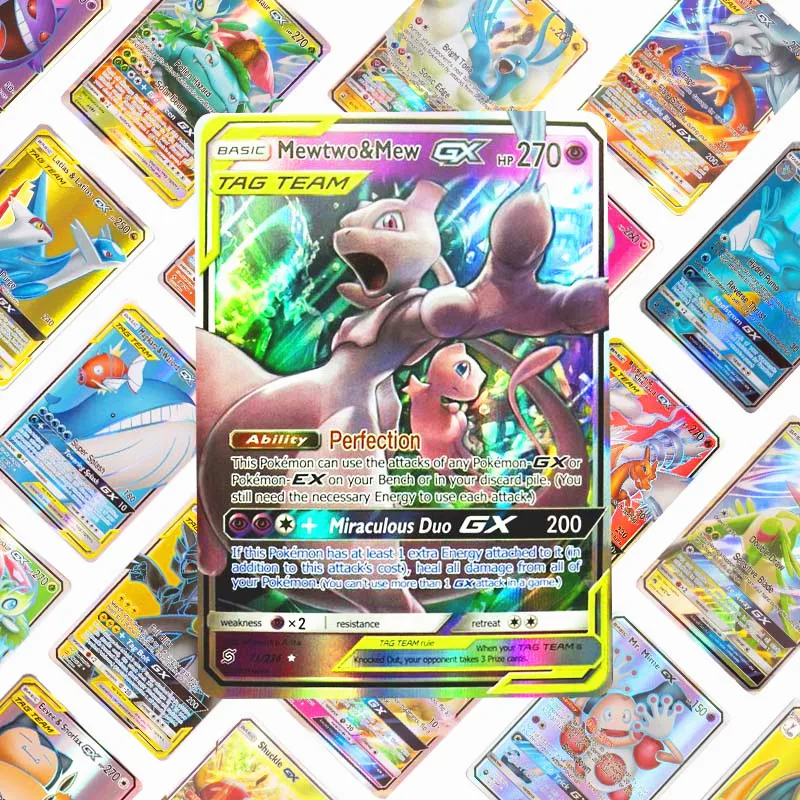 Рекламная цена карты Pokemon GX EX TAG TEAM MEGA Shining TAKARA TOMY игра битва Carte Торговля