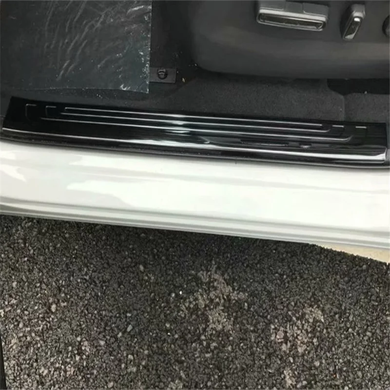 

WELKINRY For Honda CR-V CRV 2017 2018 2019 2020 car doorsill threshold scuffproof guard plate welcome foot pedal protective trim