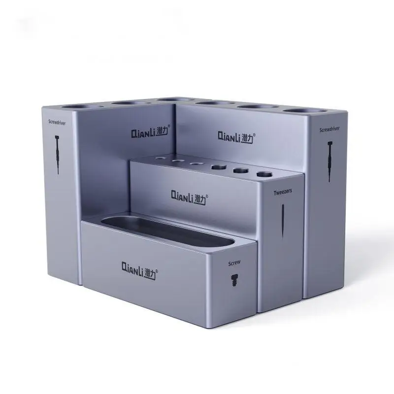 

4pcs/Set Qianli New High Quality Aluminum Alloy Modular Storage Box For Mobile Phone Repair Parts And Tool Storage
