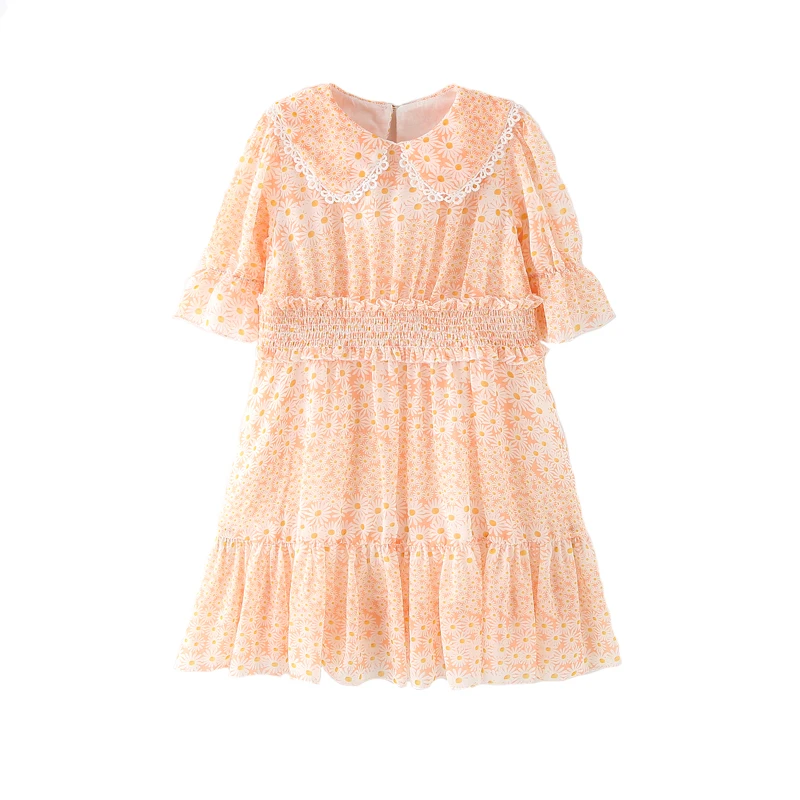 

2021 New Girl's Summer Cloth Mini Skirt True Beauty Shorts Casual Cloth High Quality Beach Super Girl one-piece dress