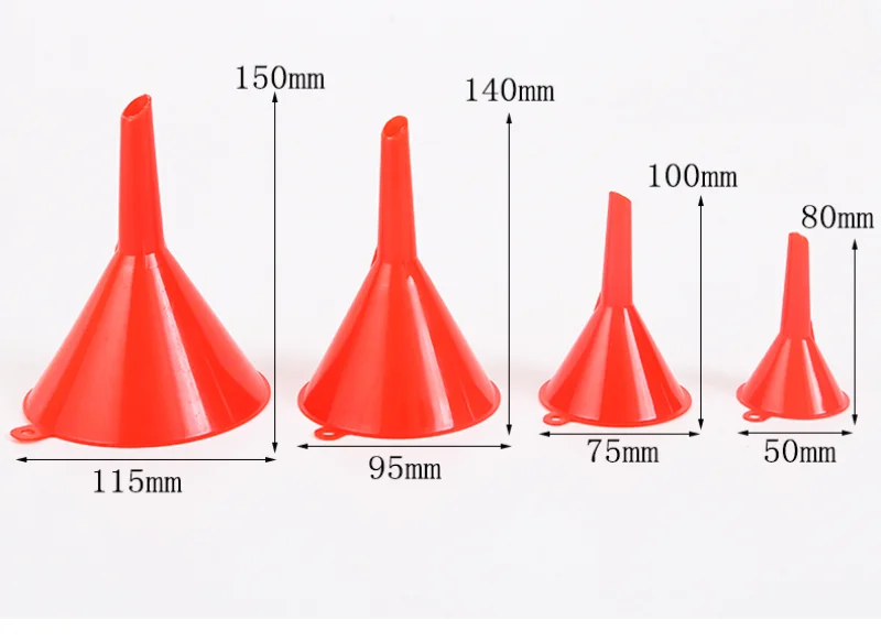 4 шт. маленькие пластиковые масляные воронки | Канцтовары для офиса и дома