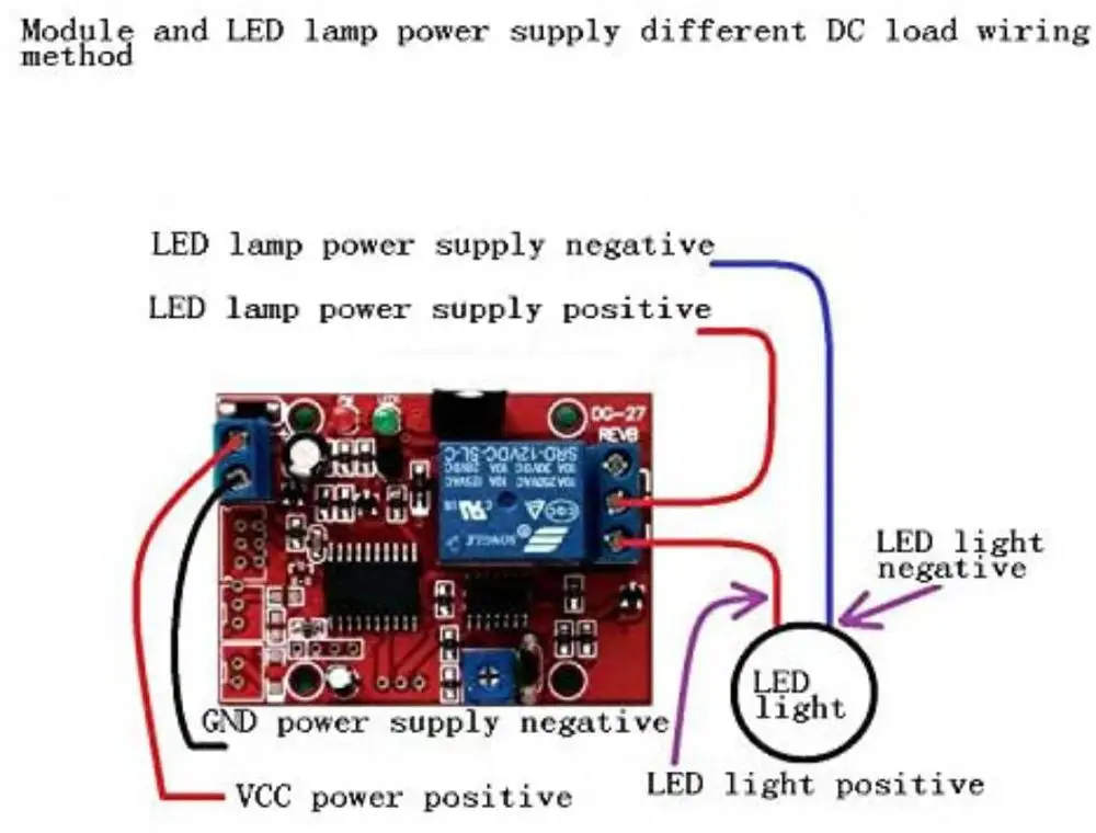 Релейный модуль обнаружения звука с голосовой активацией 12 В| |