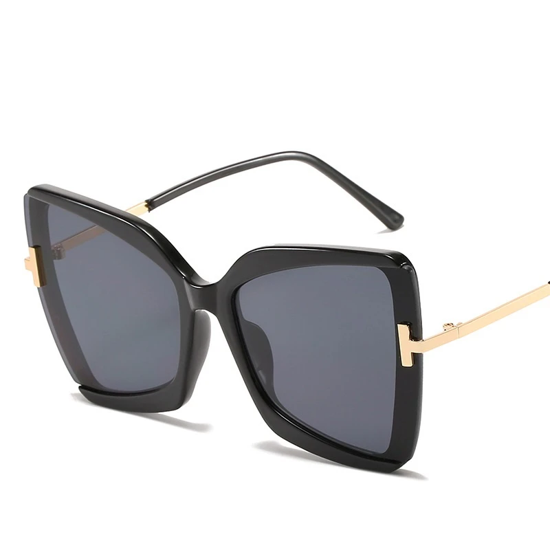 lonsy new hot sale oversize square frame sunglasses women luxury brand design retro sun glasses female gafas oculos de sol free global shipping